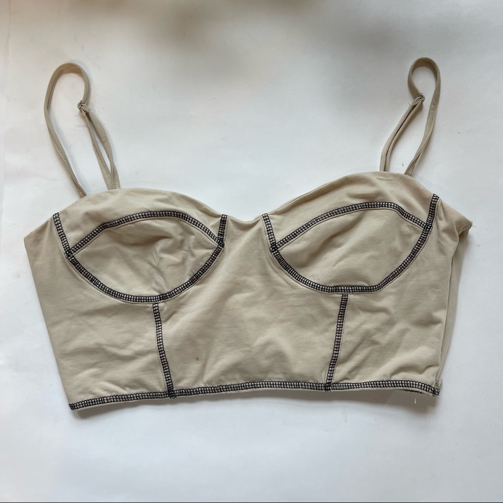 Princess Polly Beige Leilani Crop Top